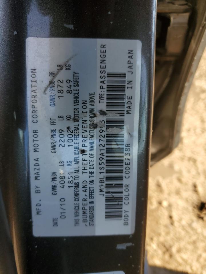 2010 Mazda 3 S VIN: JM1BL1S59A1272993 Lot: 90256335