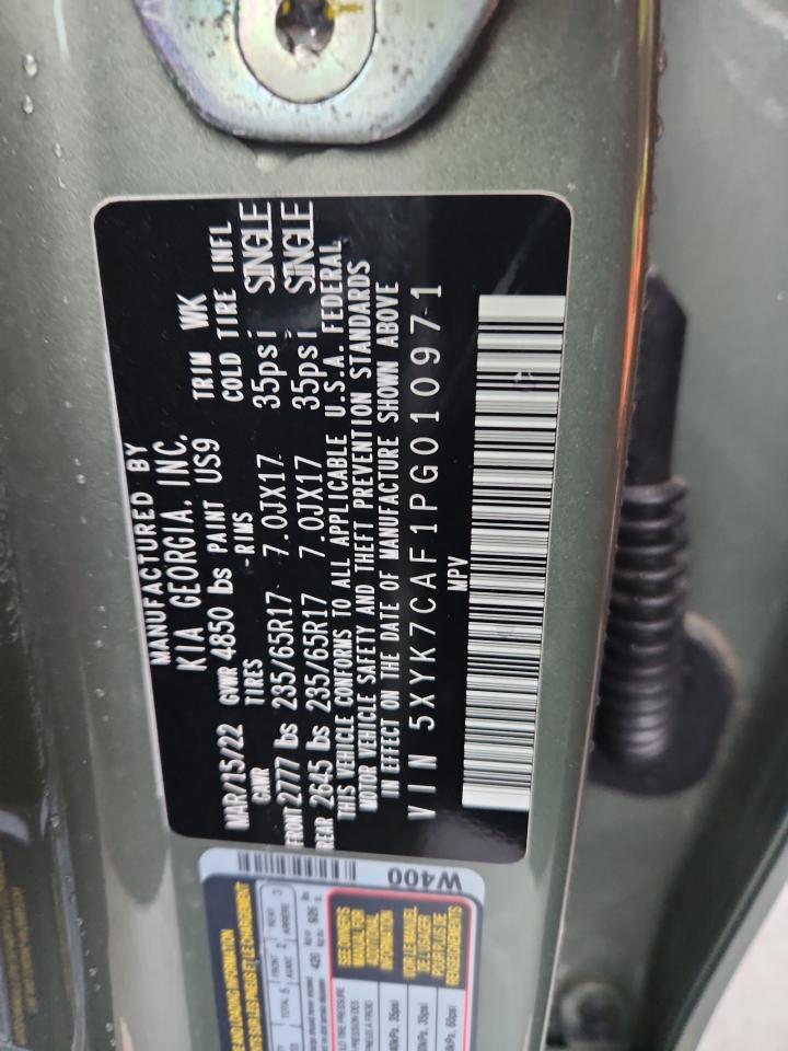 2023 Kia Sportage X-Pro VIN: 5XYK7CAF1PG010971 Lot: 86283665