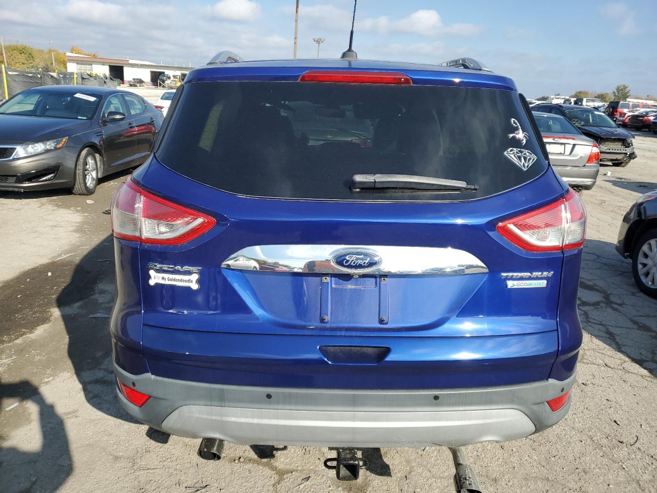 2015 Ford Escape Titanium VIN: 1FMCU0JX3FUB35533 Lot: 90986275