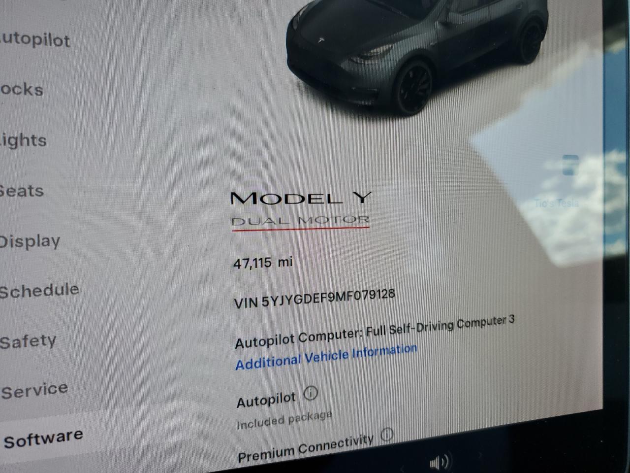 2021 Tesla Model Y VIN: 5YJYGDEF9MF079128 Lot: 85155505