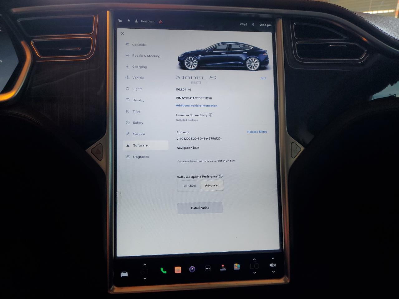 2013 Tesla Model S VIN: 5YJSA1AC7DFP11156 Lot: 90279155