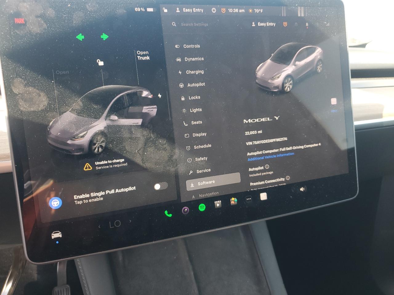 2023 Tesla Model Y VIN: 7SAYGDED8PF962174 Lot: 84393075