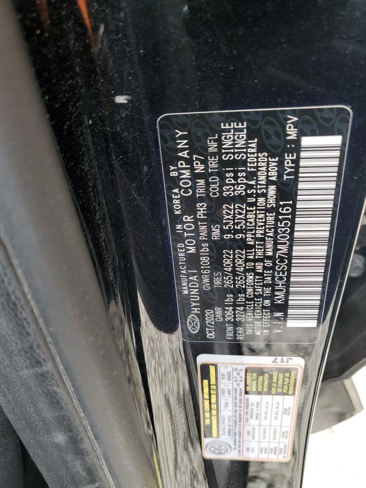 2021 Genesis Gv80 Base VIN: KMUHCESC7MU035161 Lot: 89829875