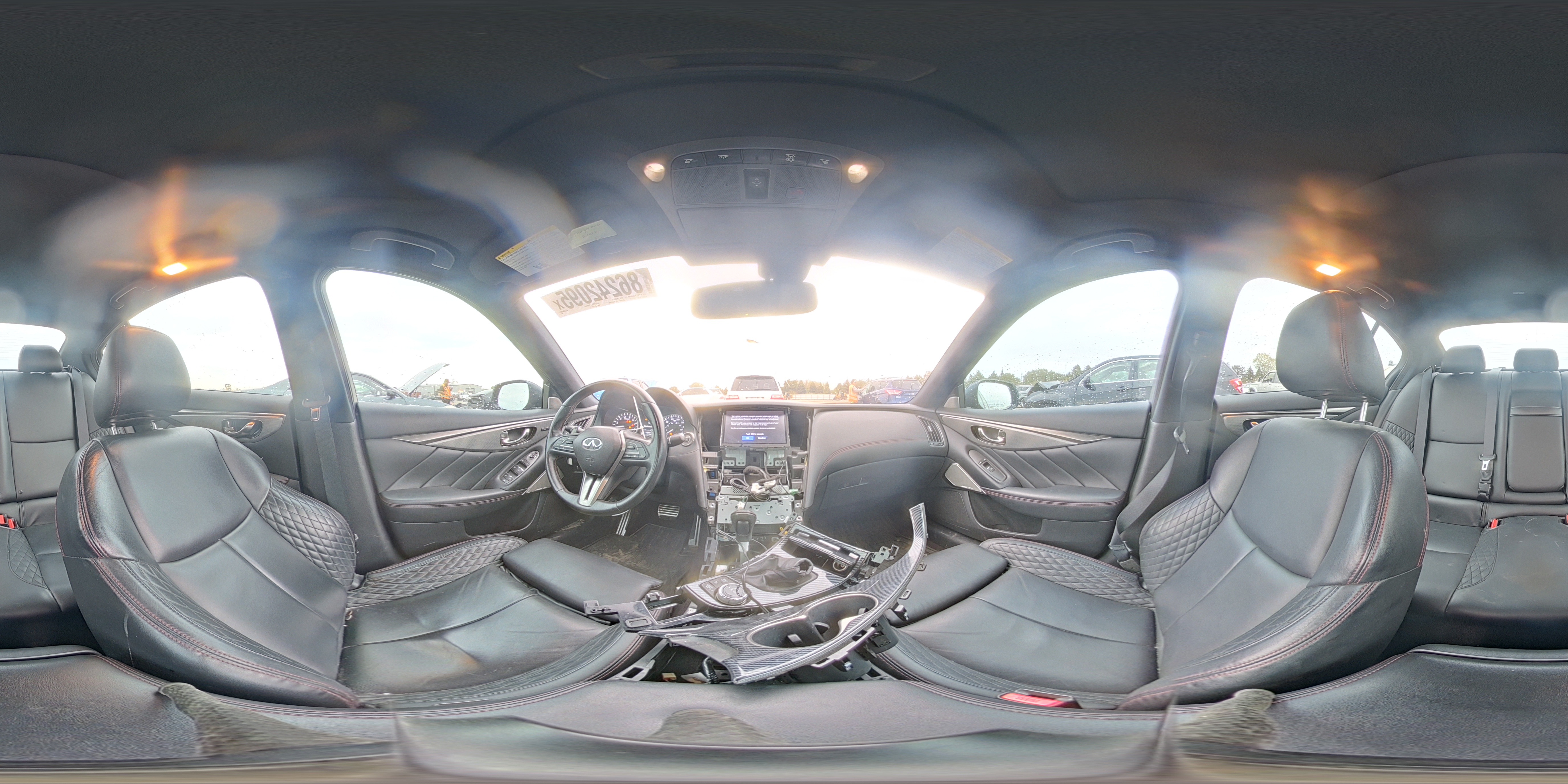 2018 Infiniti Q50 Red Sport 400 VIN: JN1FV7AR6JM481144 Lot: 86242095