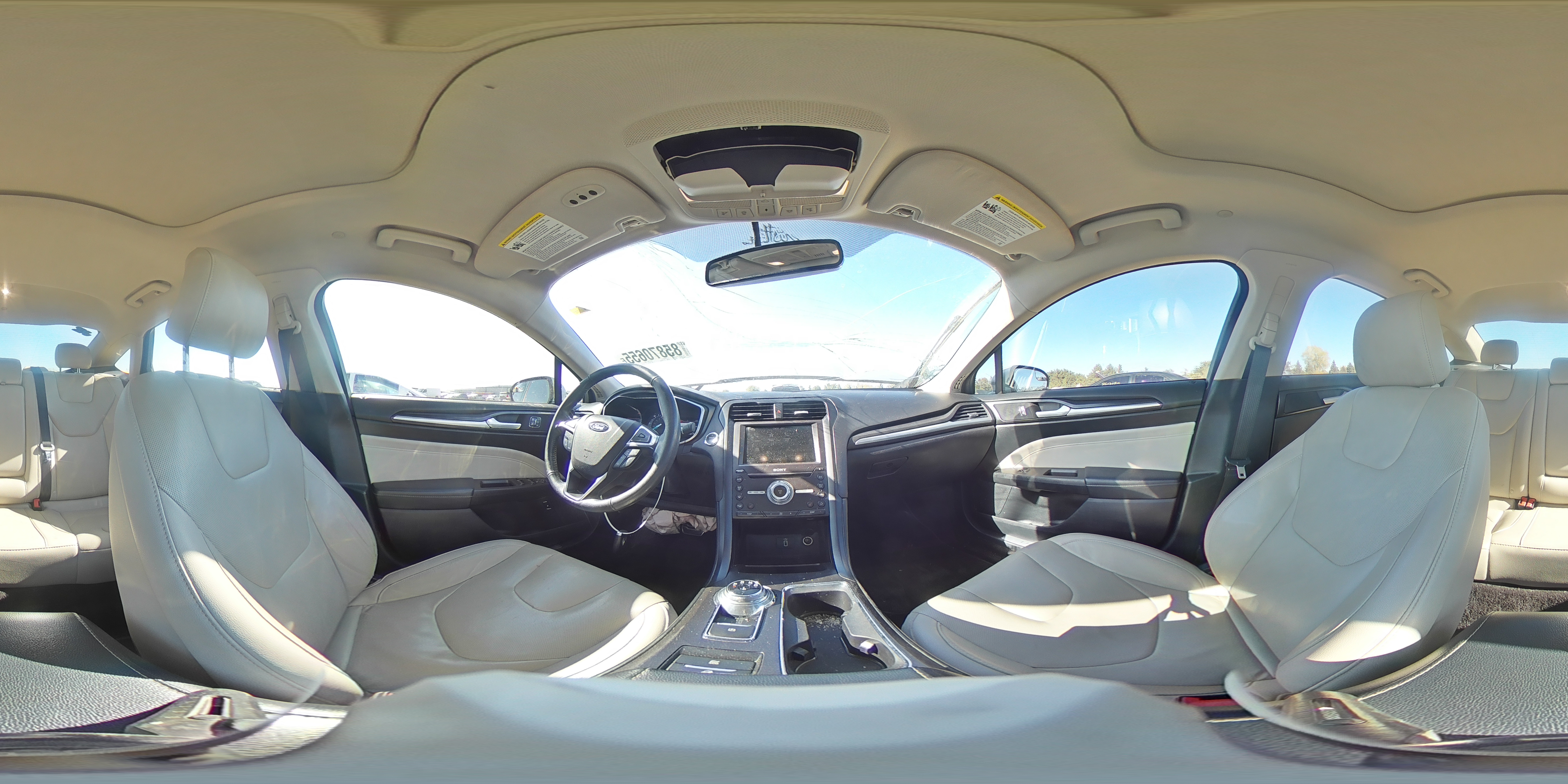 2017 Ford Fusion Titanium Hev VIN: 3FA6P0RU8HR359819 Lot: 85870655