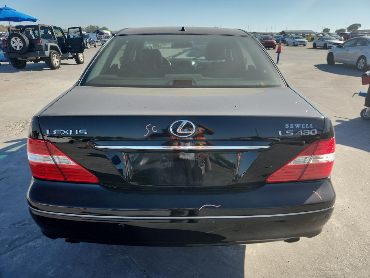 2005 Lexus Ls 430 VIN: JTHBN36F655019376 Lot: 86792825