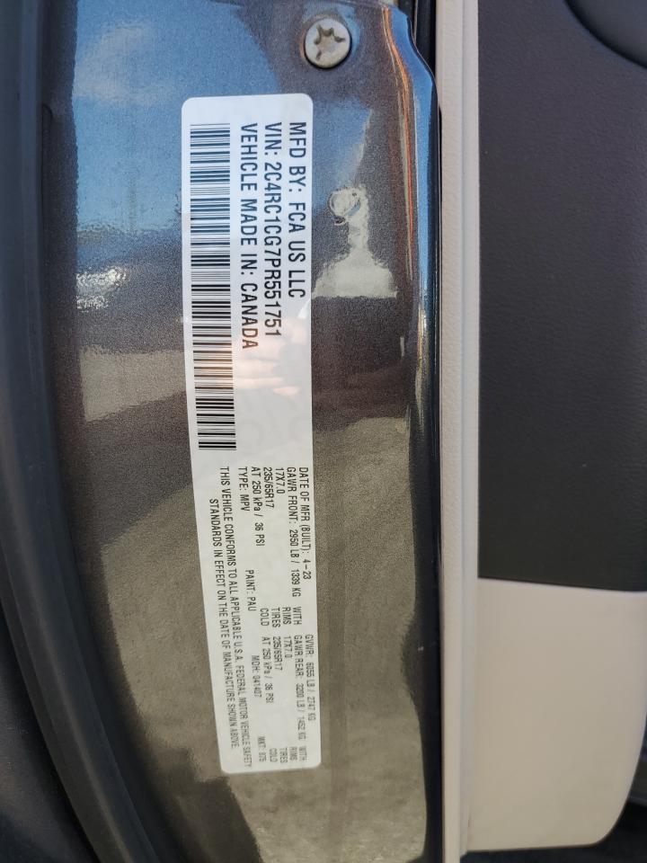 2023 Chrysler Voyager Lx VIN: 2C4RC1CG7PR551751 Lot: 86297195