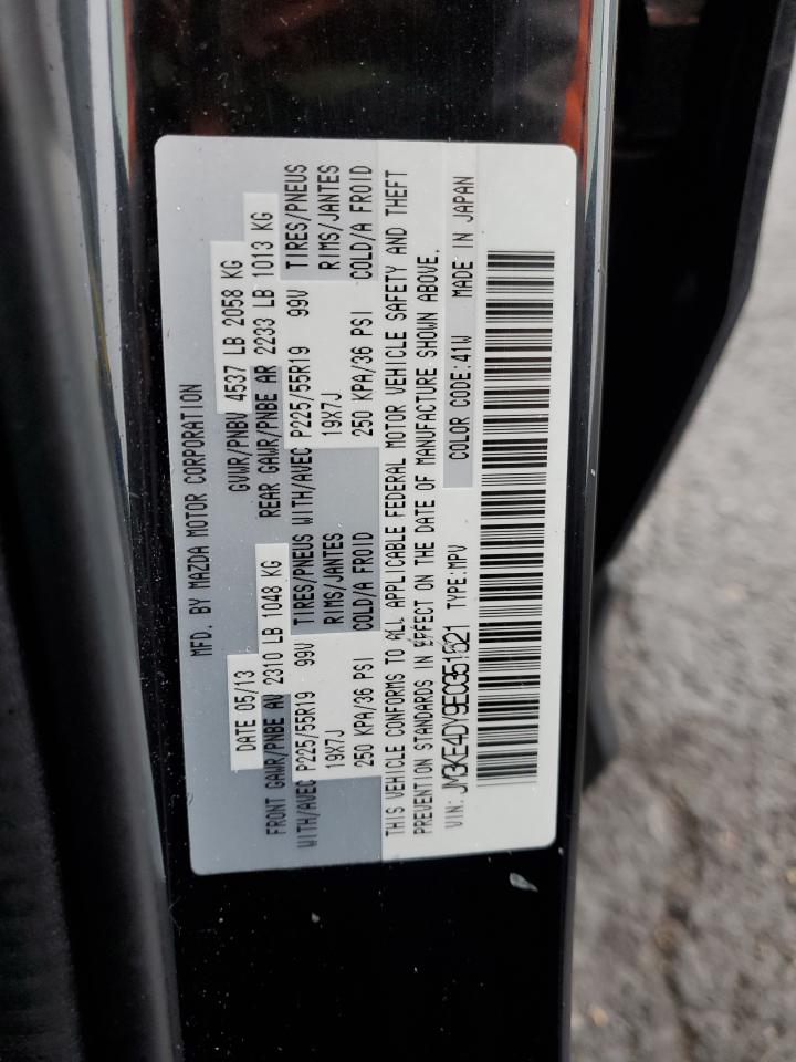 2014 Mazda Cx-5 Gt VIN: JM3KE4DY9E0351621 Lot: 86841325