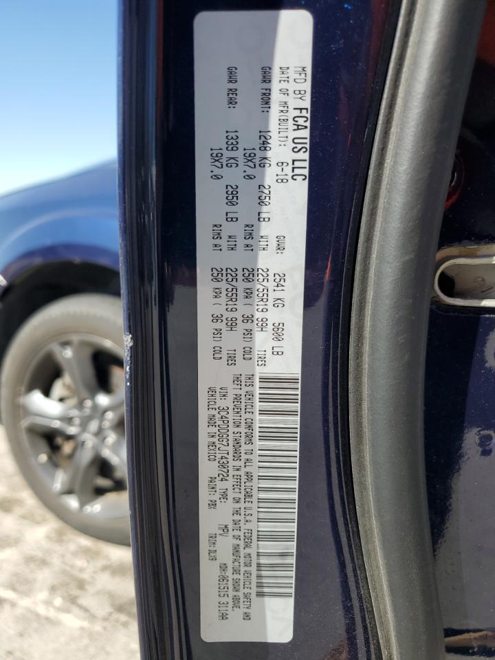 2018 Dodge Journey Crossroad VIN: 3C4PDDGG7JT430724 Lot: 86244225