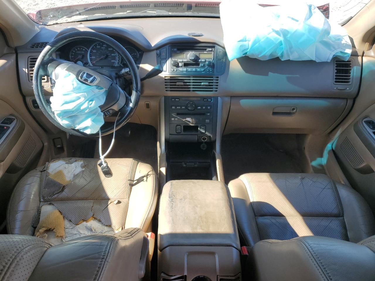 2004 Honda Pilot Exl VIN: 2HKYF18604H550890 Lot: 84917575