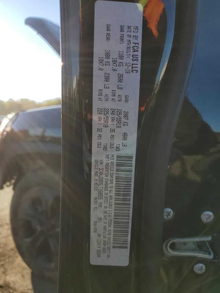 2020 Jeep Compass Latitude VIN: 3C4NJDBB5LT168555 Lot: 85564695