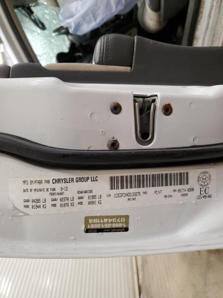 2013 Dodge Dart Limited VIN: 1C3CDFCHXDD133275 Lot: 85537875