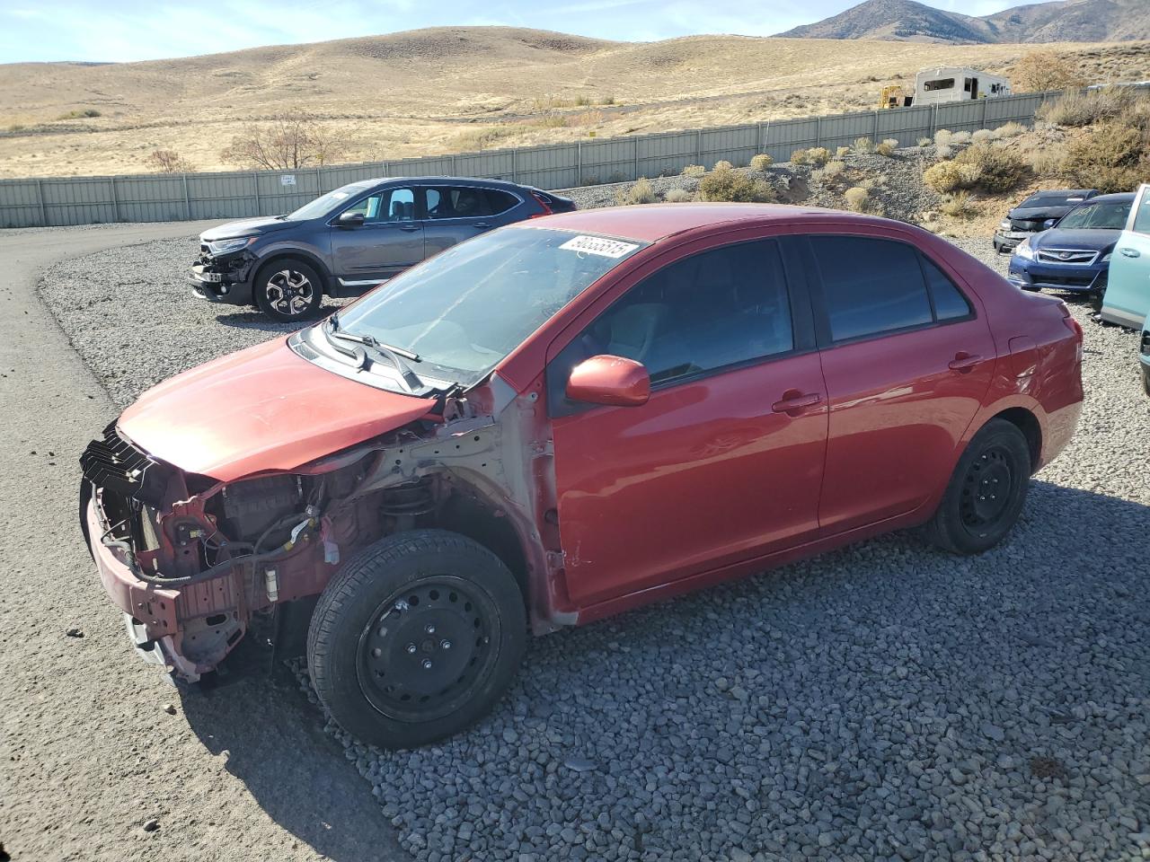 TOYOTA YARIS 2012. Lot# 90355515. VIN JTDBT4K34CL035058. Photo 1