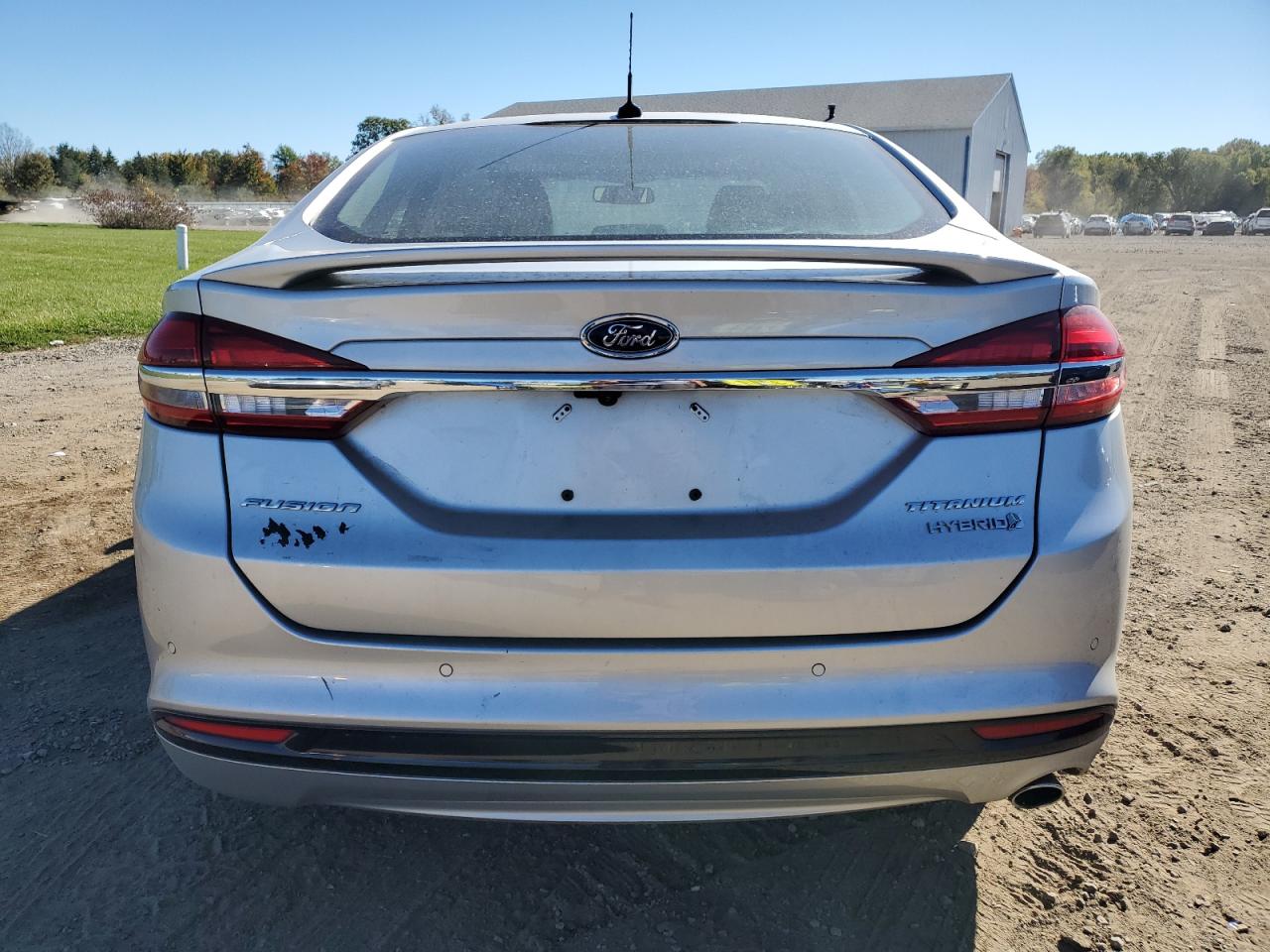 2017 Ford Fusion Titanium Hev VIN: 3FA6P0RUXHR383829 Lot: 87053395