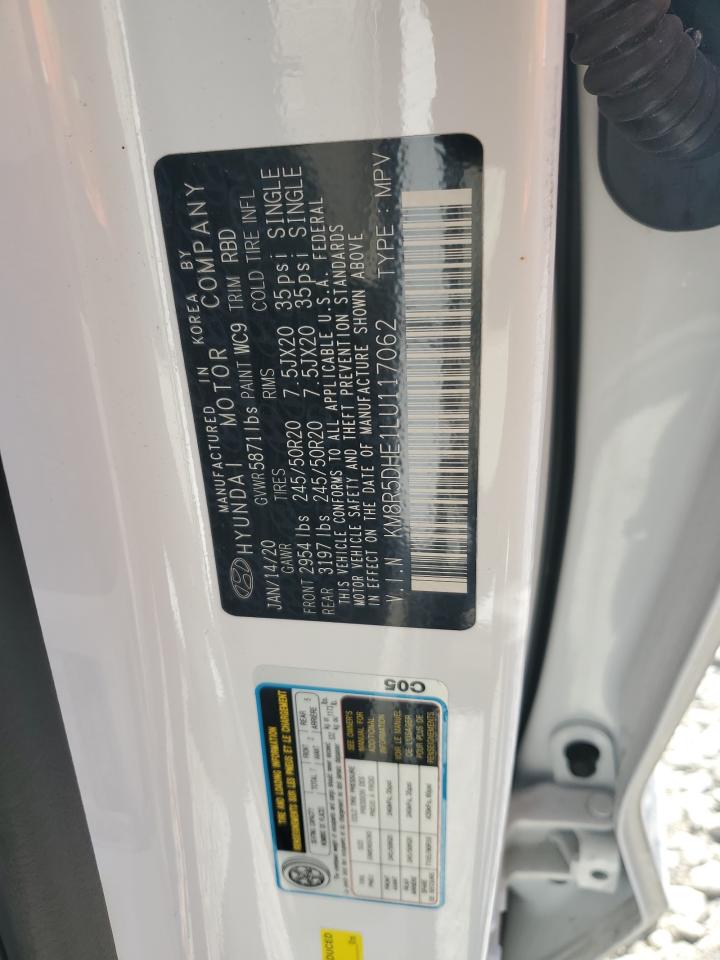 2020 Hyundai Palisade Limited VIN: KM8R5DHE1LU117062 Lot: 84648945