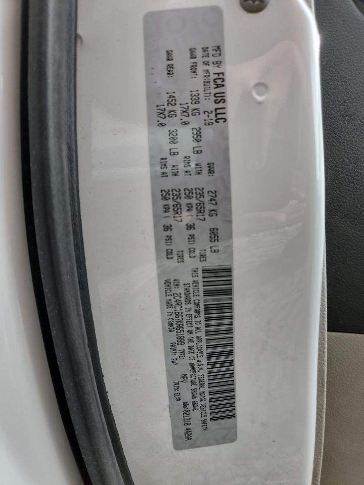 2019 Chrysler Pacifica Touring L VIN: 2C4RC1BG7KR651889 Lot: 86280955