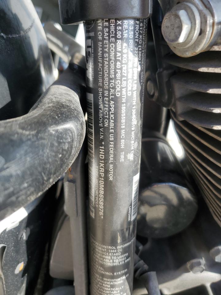 2021 Harley-Davidson Flhxs VIN: 1HD1KRP10MB658976 Lot: 85408815