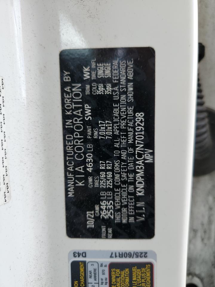 2022 Kia Sportage Lx VIN: KNDPM3AC7N7019298 Lot: 86638835