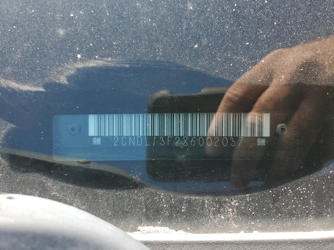 2008 Chevrolet Equinox Ls VIN: 2CNDL13F286002037 Lot: 85496455