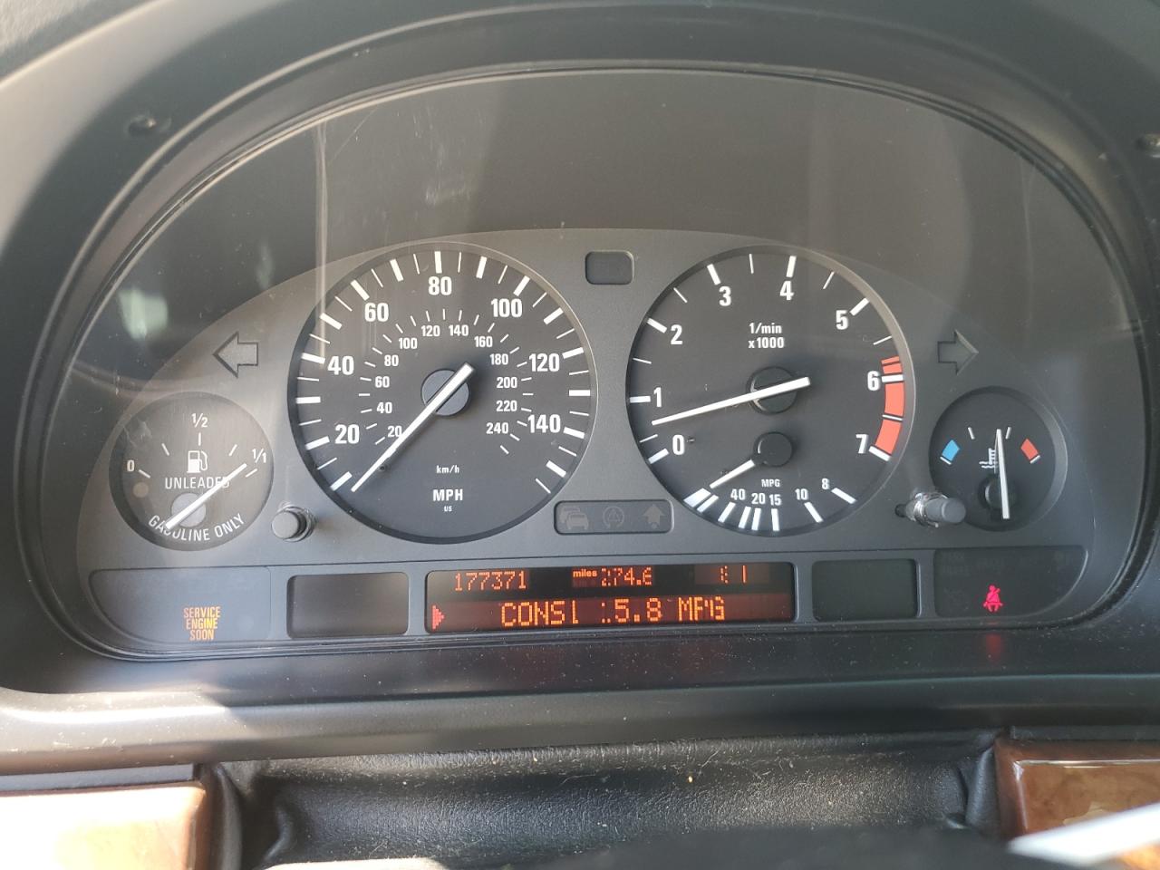 2000 BMW 540 I VIN: WBADN5348YGC95432 Lot: 84707845