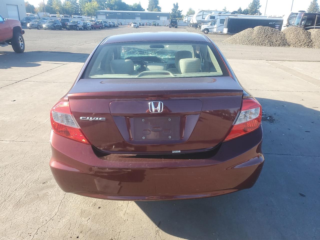 2012 Honda Civic Lx VIN: 19XFB2F51CE344984 Lot: 85581415