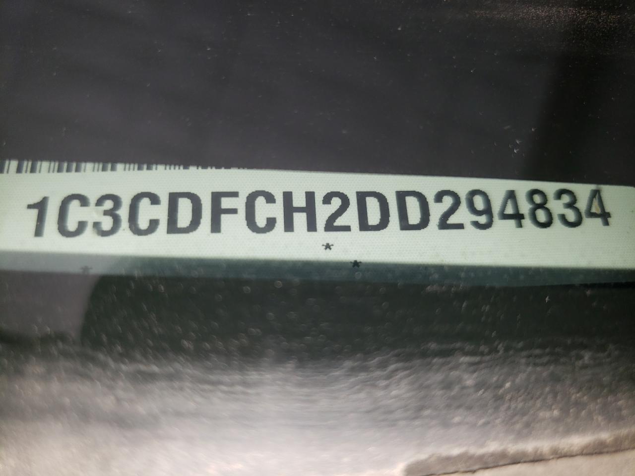 2013 Dodge Dart Limited VIN: 1C3CDFCH2DD294834 Lot: 85550065