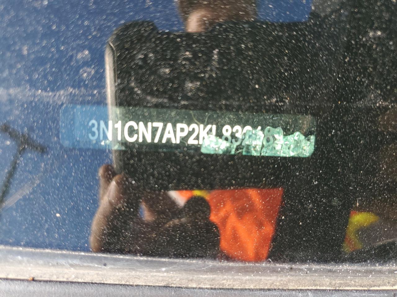 2019 Nissan Versa S VIN: 3N1CN7AP2KL832189 Lot: 85003975