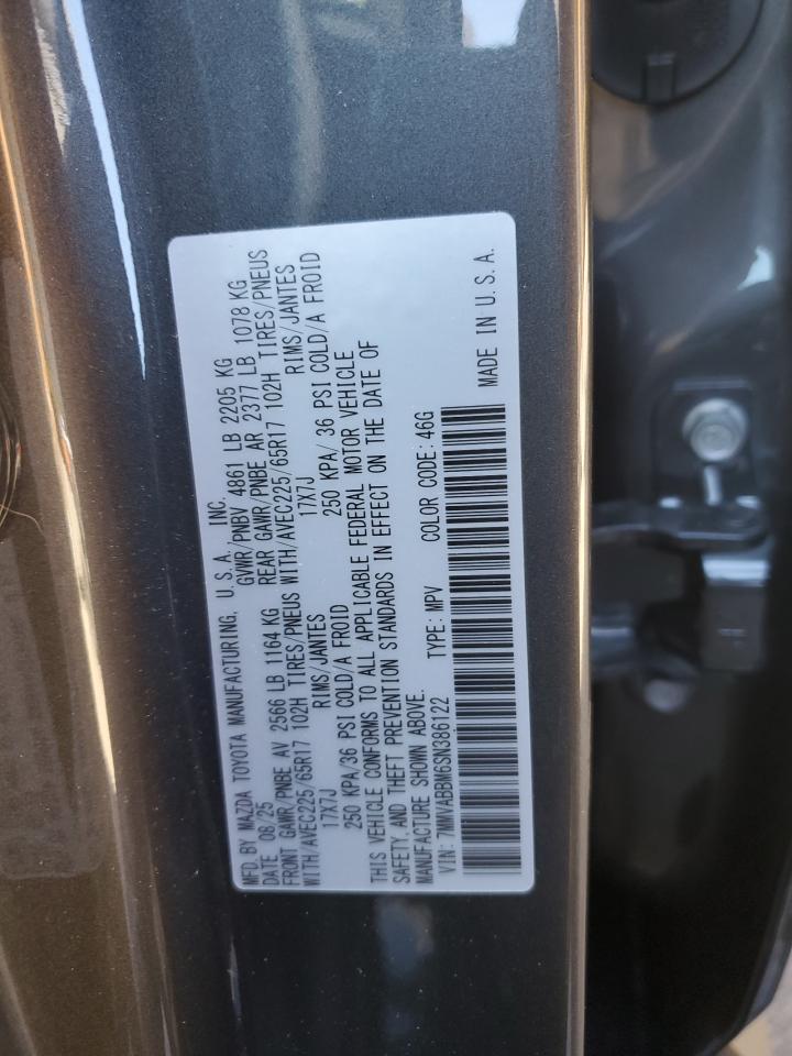 2025 Mazda Cx-50 Preferred VIN: 7MMVABBM6SN386122 Lot: 91220545