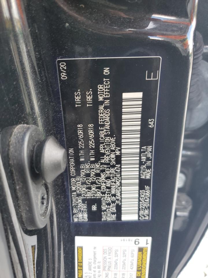 2021 Lexus Nx 300 Base VIN: JTJGARDZ9M2241474 Lot: 89477155