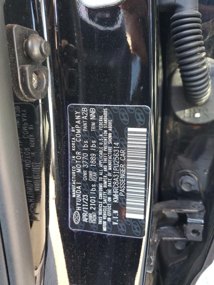 2023 Hyundai Venue Sel VIN: KMHRC8A31PU256314 Lot: 85142625