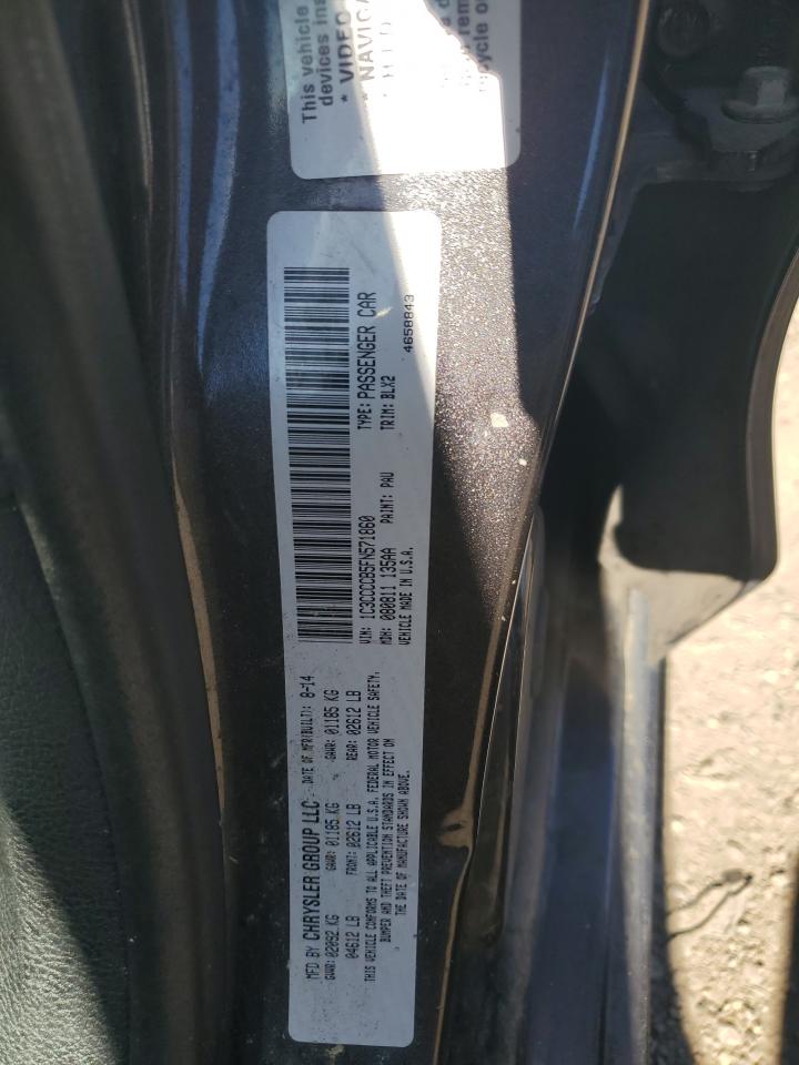 2015 Chrysler 200 C VIN: 1C3CCCCB5FN571860 Lot: 90977605