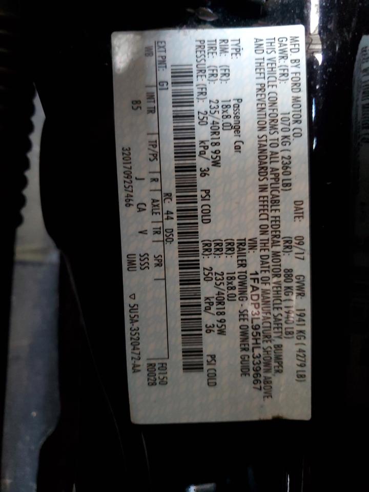 2017 Ford Focus St VIN: 1FADP3L95HL339667 Lot: 85697045