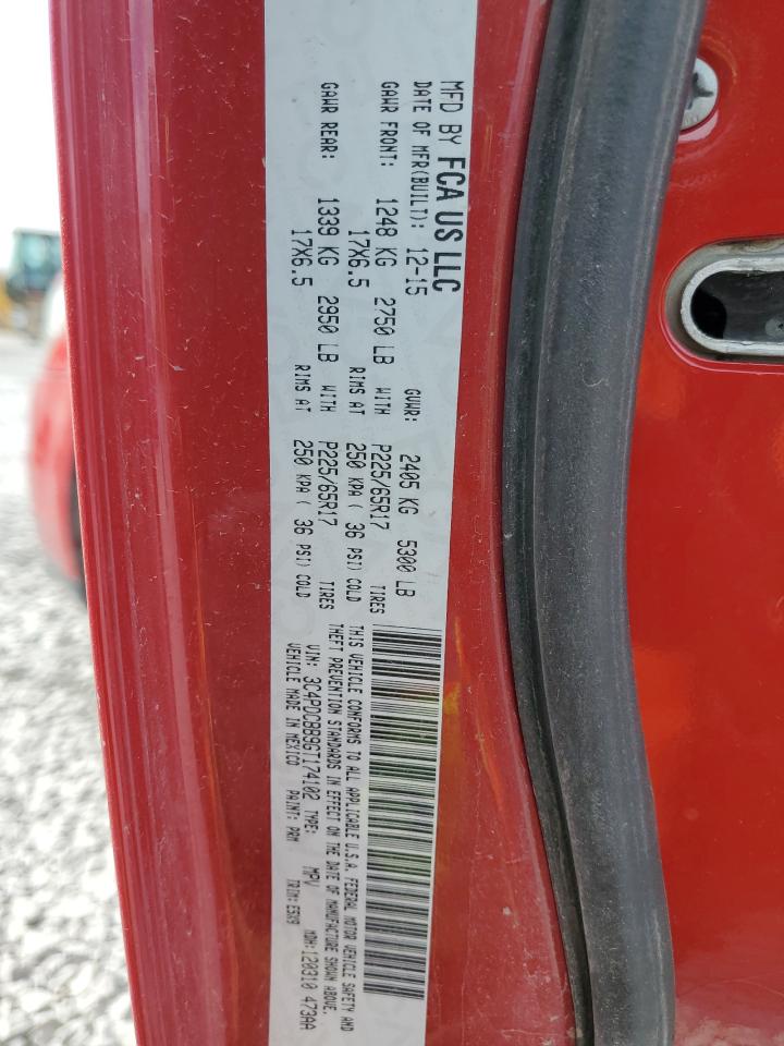 2016 Dodge Journey Sxt VIN: 3C4PDCBB9GT174102 Lot: 89918925