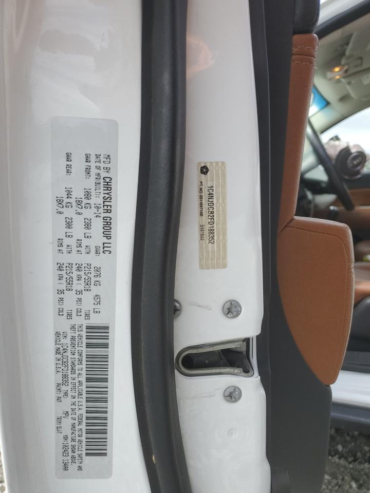 2015 Jeep Compass Limited VIN: 1C4NJDCB2FD188352 Lot: 86222545