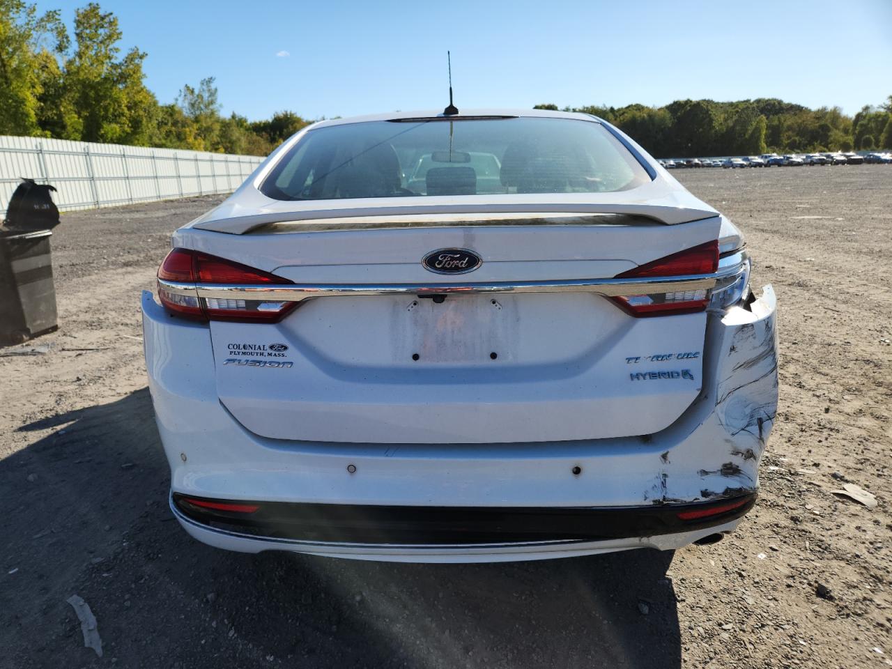 2017 Ford Fusion Titanium Hev VIN: 3FA6P0RU1HR267645 Lot: 82096335