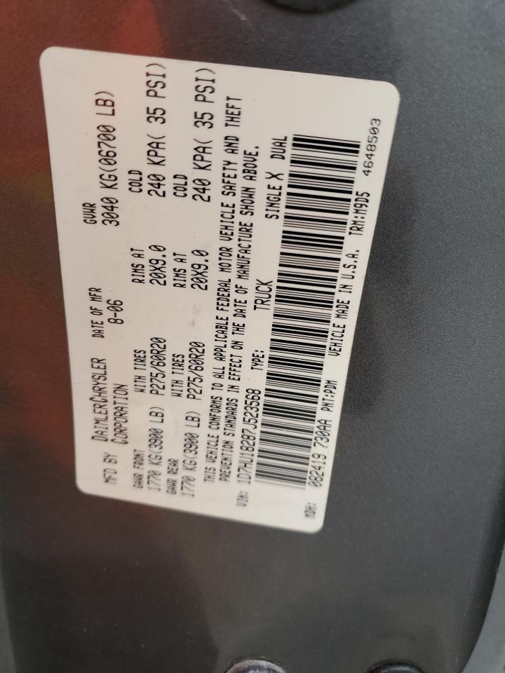 2007 Dodge Ram 1500 St VIN: 1D7HU18287J523568 Lot: 85290895