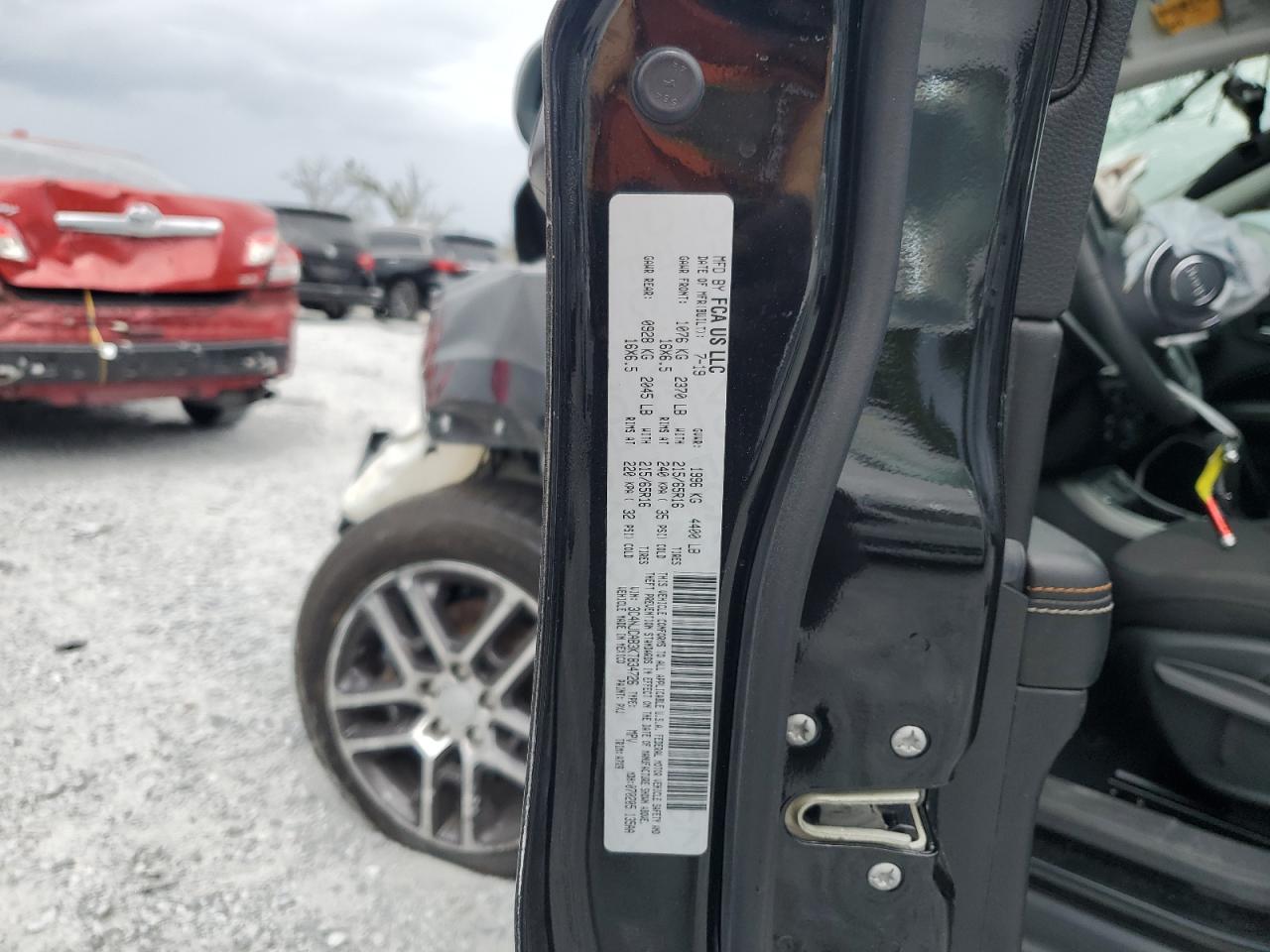 2019 Jeep Compass Sport VIN: 3C4NJCAB3KT834726 Lot: 84927595