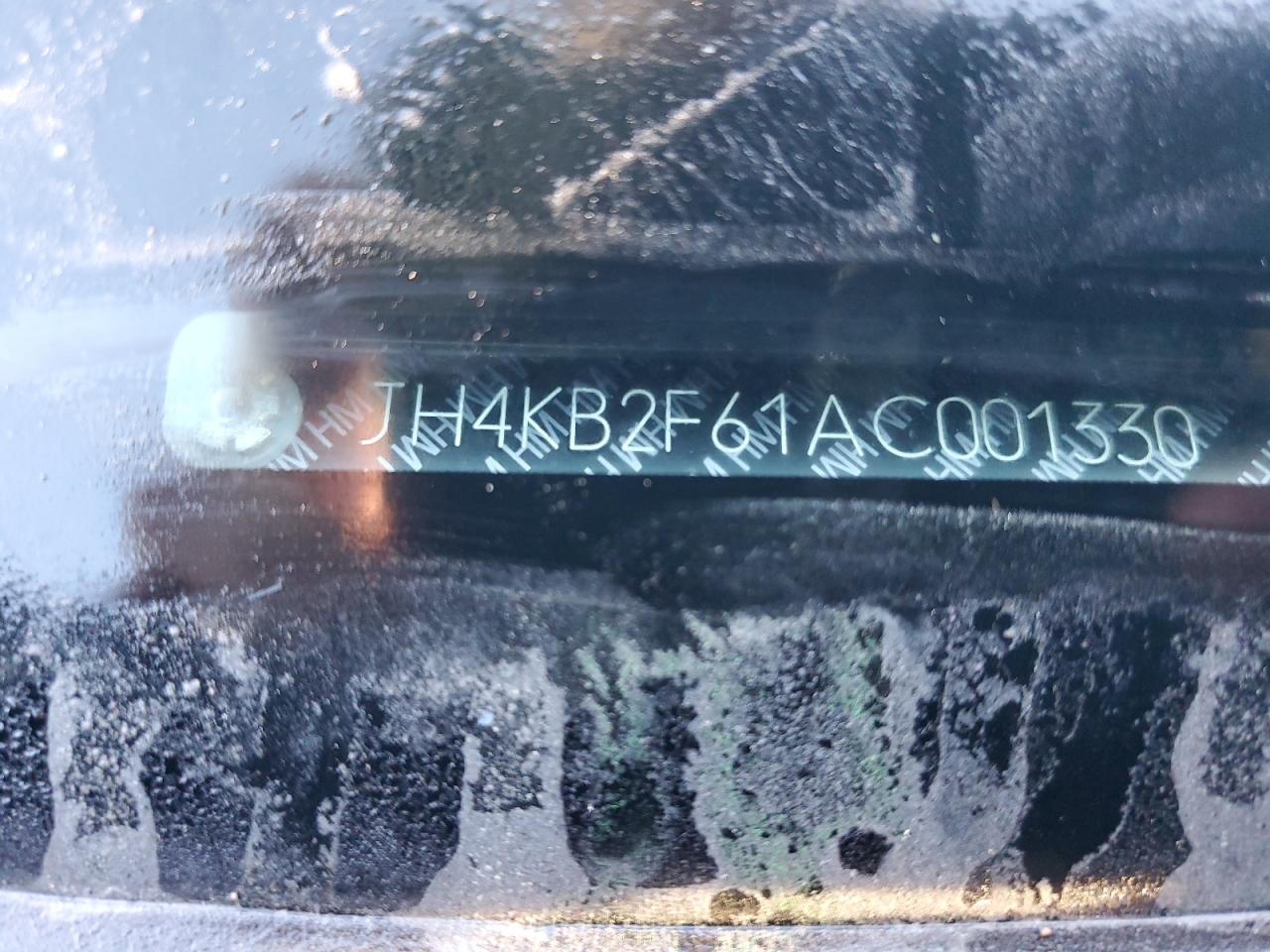2010 Acura Rl VIN: JH4KB2F61AC001330 Lot: 84758255