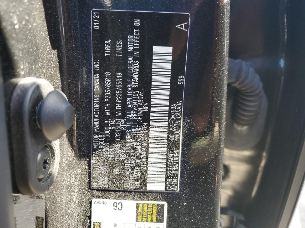 2021 Lexus Rx 350 Base VIN: 2T2AZMDA5MC279764 Lot: 89631485