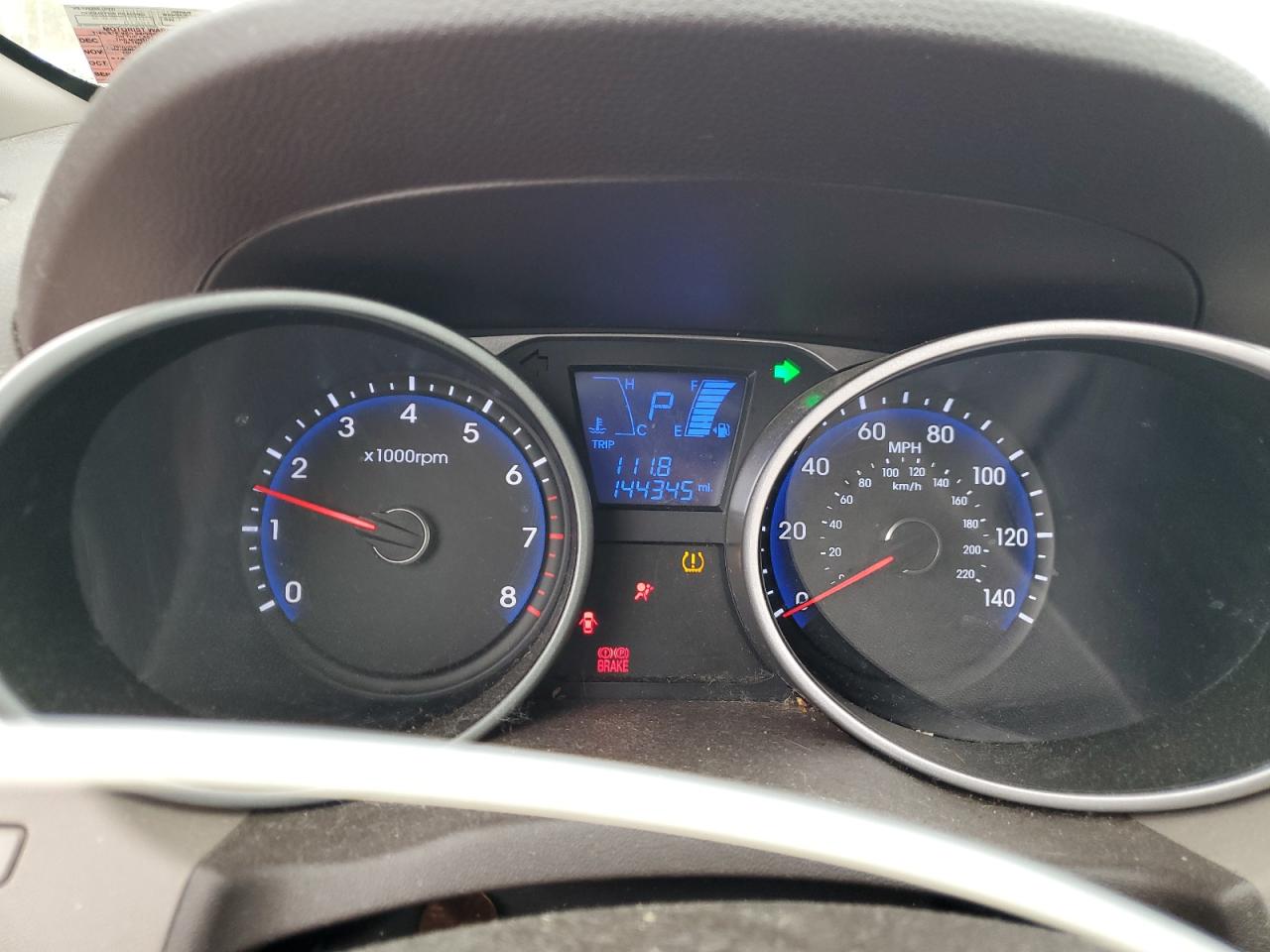 2012 Hyundai Tucson Gls VIN: KM8JUCAC7CU419152 Lot: 85339515