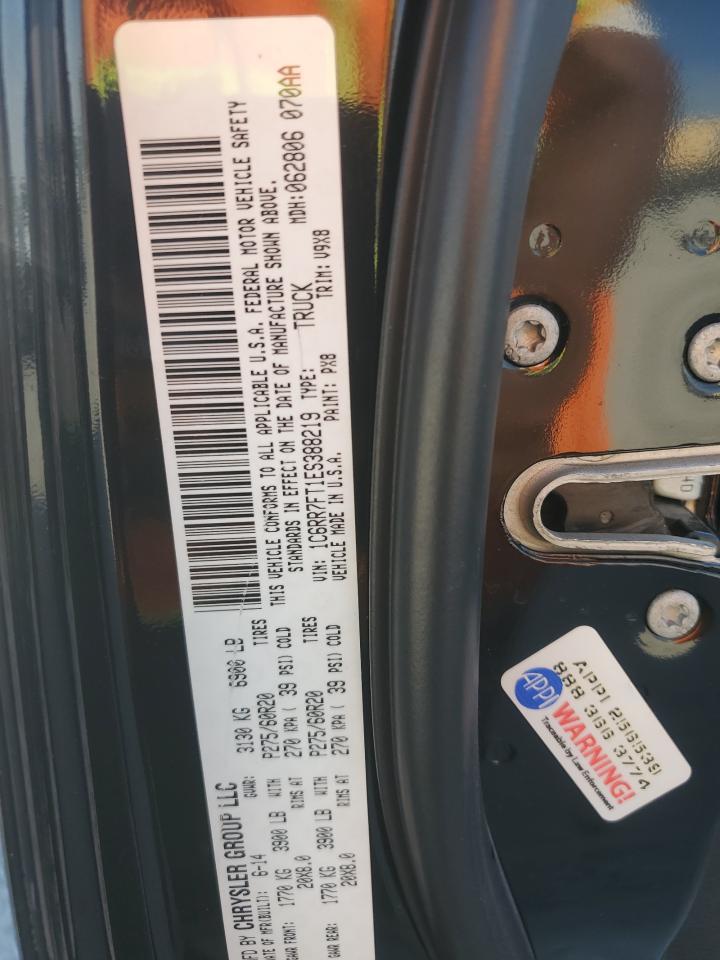 2014 Ram 1500 St VIN: 1C6RR7FT1ES388219 Lot: 86656745