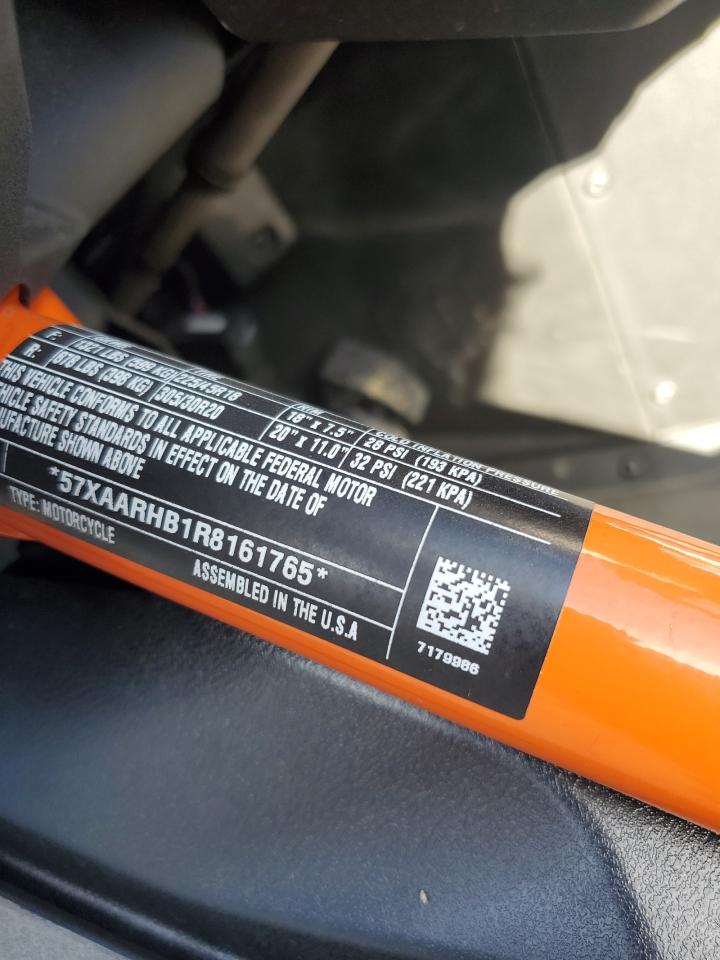 2024 Polaris Slingshot R VIN: 57XAARHB1R8161765 Lot: 85096295