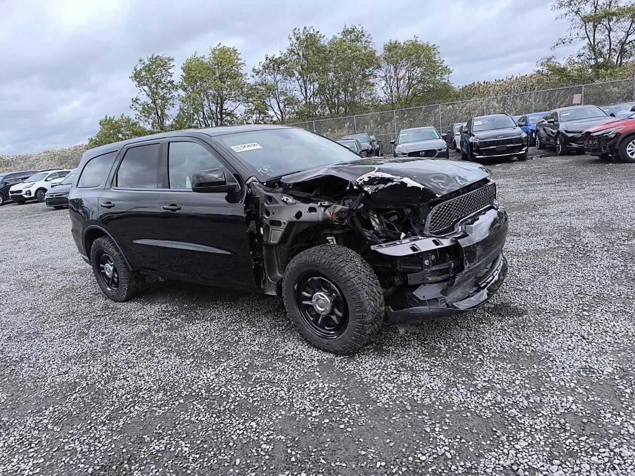2022 Dodge Durango Pursuit black  flexible fuel 1C4RDJFGXNC136941 photo #4