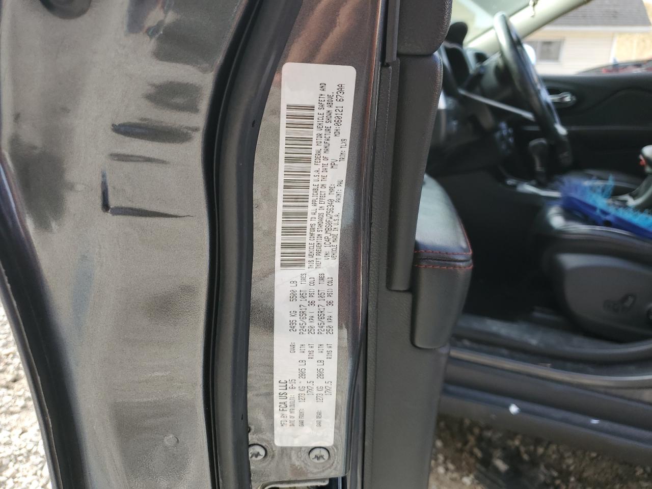 2015 Jeep Cherokee Trailhawk VIN: 1C4PJMBS0FW756340 Lot: 90667955