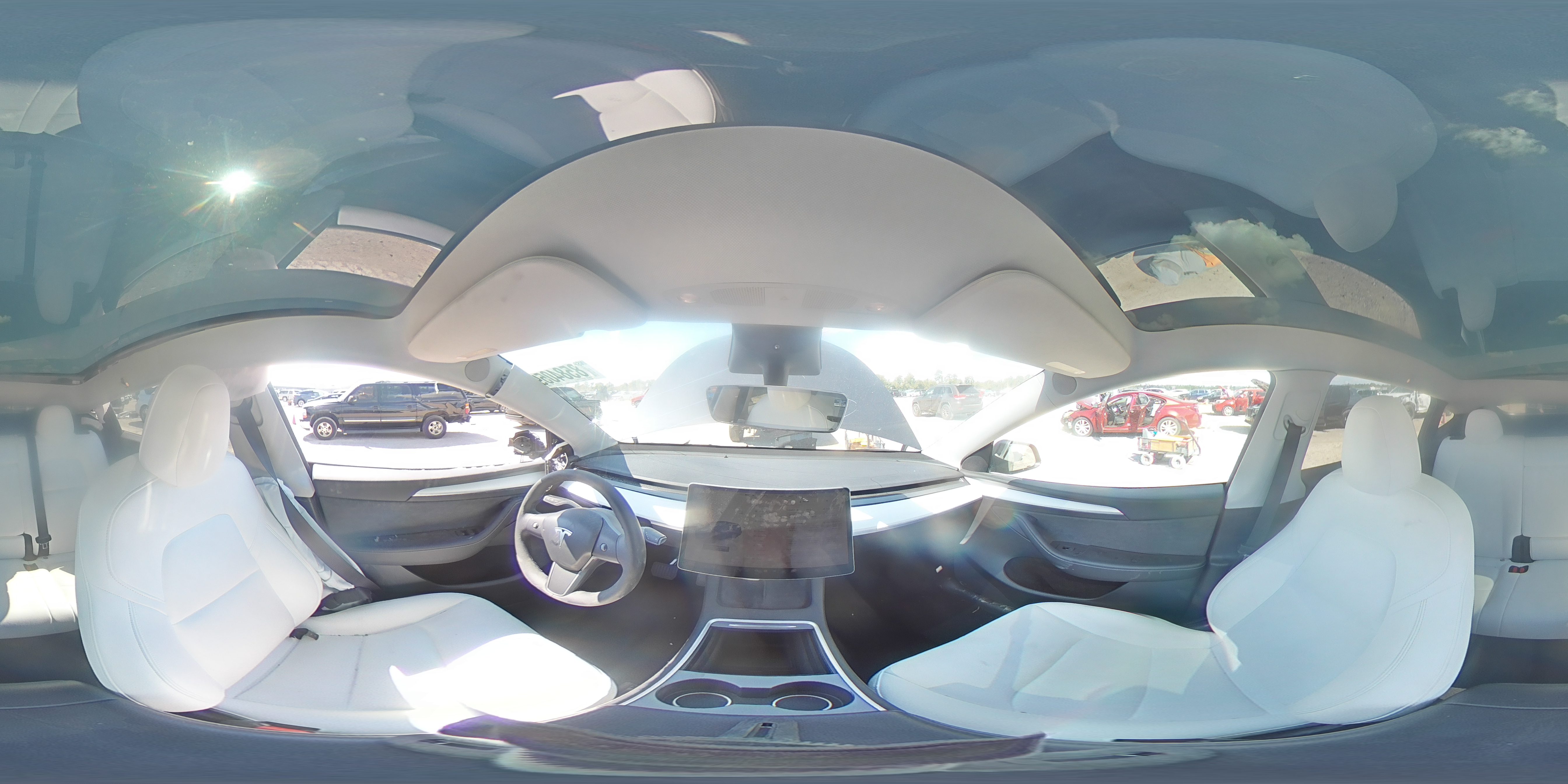 2023 Tesla Model Y VIN: 7SAYGDEEXPF609766 Lot: 85840595