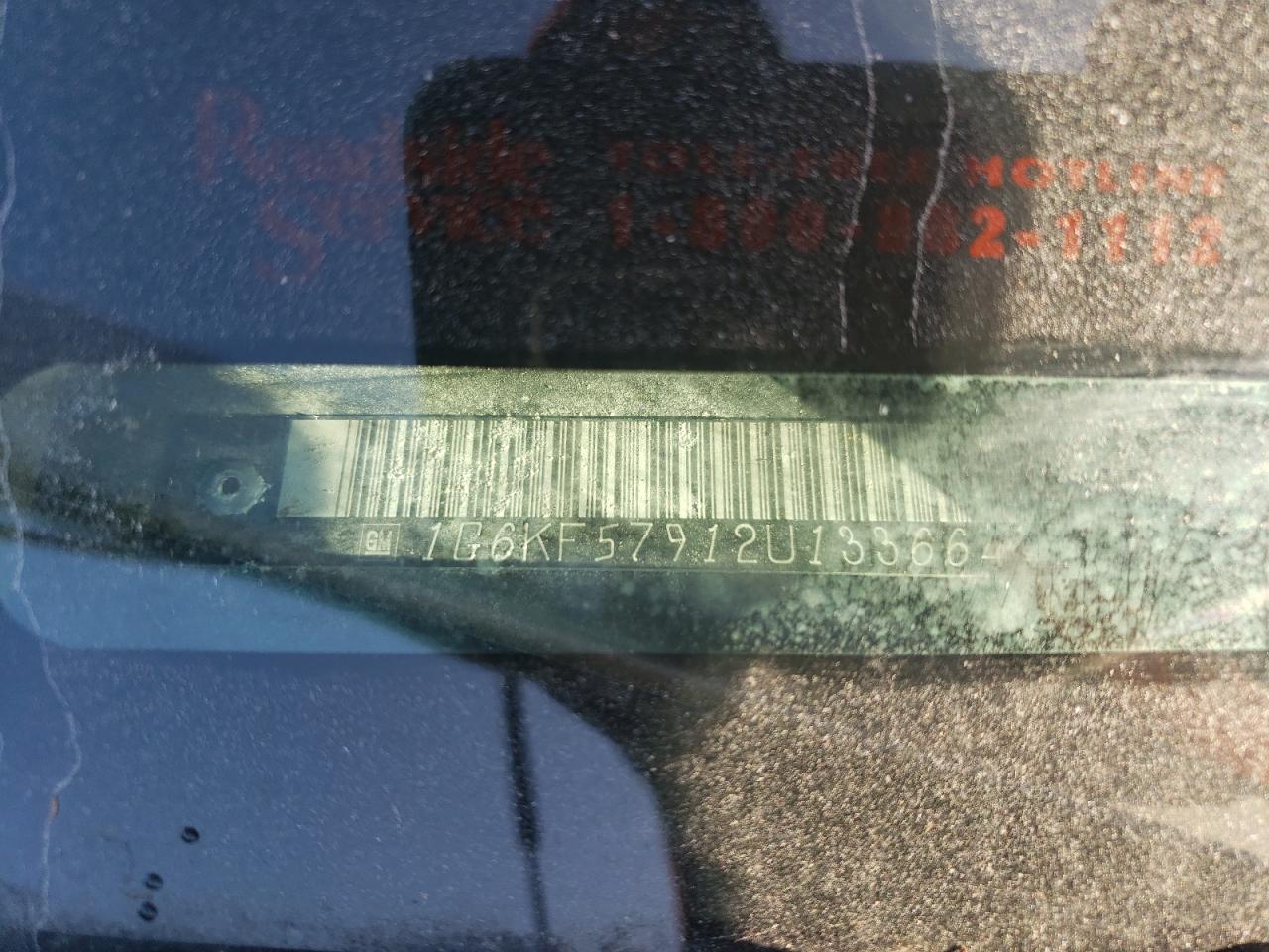 2002 Cadillac Deville Dts VIN: 1G6KF57912U133664 Lot: 81894385