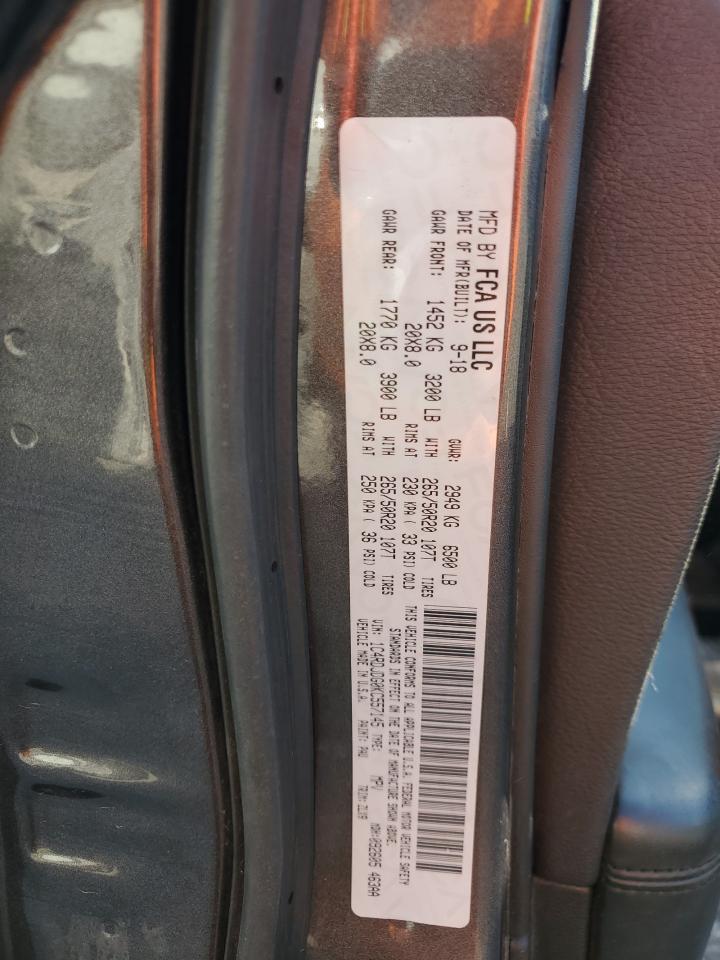 2019 Dodge Durango Gt VIN: 1C4RDJDG0KC557145 Lot: 85563835