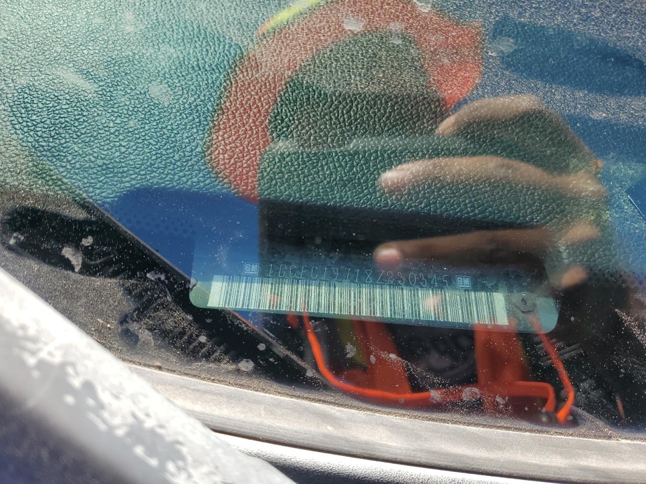 2008 Chevrolet Silverado C1500 VIN: 1GCEC19J18Z230345 Lot: 84994235