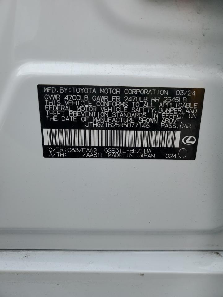 2024 Lexus Is 350 F Sport Design VIN: JTHGZ1B25R5077146 Lot: 82508815