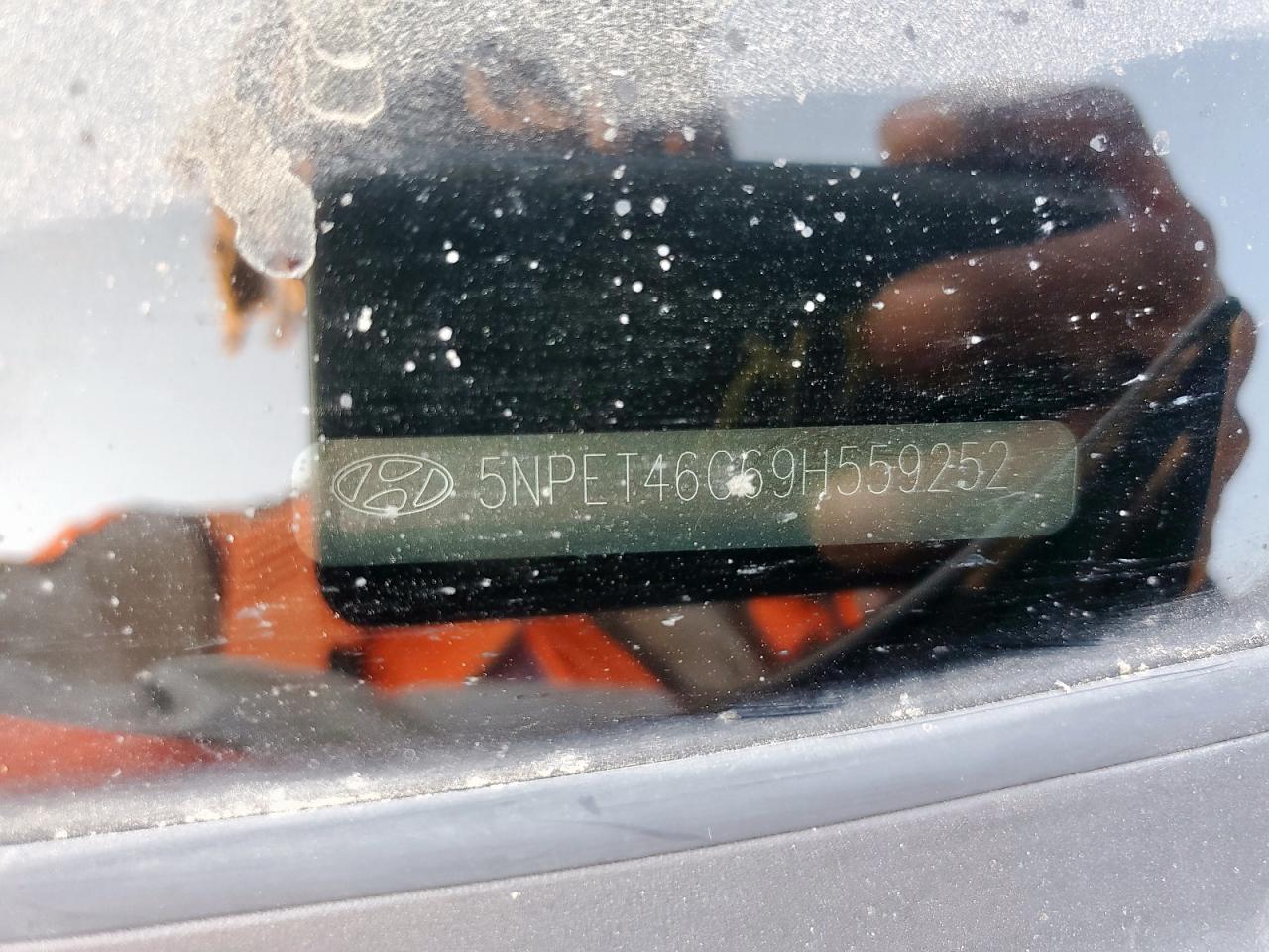 2009 Hyundai Sonata Gls VIN: 5NPET46C69H559252 Lot: 86111525